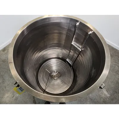 Used 100 Gallon Walker Jacketed 316Stainless Steel Vertical Portable Tank Kettle