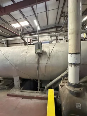 USED 1968 REID BOILER WORKS 60”X 40’ LONG DOUBLE DOOR