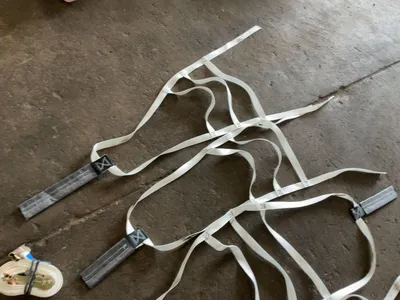 Lot of Assorted Straps, includes (2) E-Track Ratchet Straps