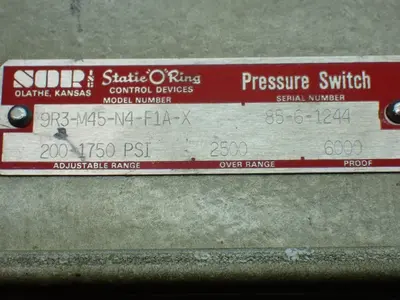 USED STATIC O RING 9RSM45N4F1AX