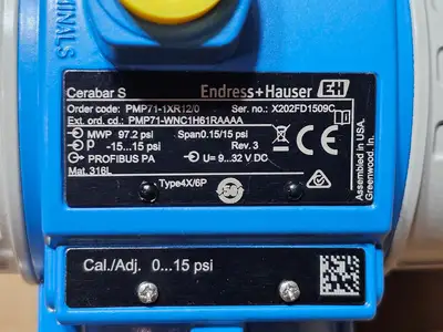 New | in-Stock ENDRESS+HAUSER PMP71-1XR12/0 Miscellaneous Equipment (Electrical & Power) British Columbia CA | Lenmark #1439891