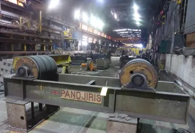 120,000 LB / 60 TON RANSOME PANDJIRIS TANK TURNING WELDING ROLLS, POWER & IDLER: STOCK 13388