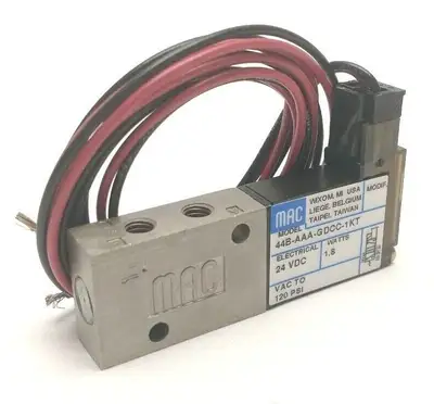 New | in-Stock MAC Valves 44B-AAA-GDCC-1KT Solenoid Valves Michigan US | Maverick Industrial Sales #1401245