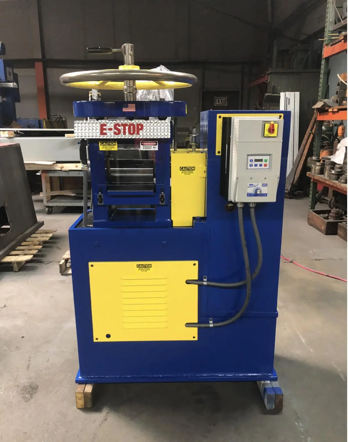 USED IRM 4258 4.25" X 8" 2-HIGH LABORATORY ROLLING MILL