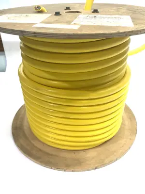 USED CAROL PORTABLE 12/4 SOOW YELLOW CORD 0.65" OD