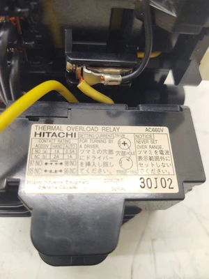 Hitachi H10B-R AC 100V Coil Motor Contractor TR12B-2E Thermal Overload Relay CS8