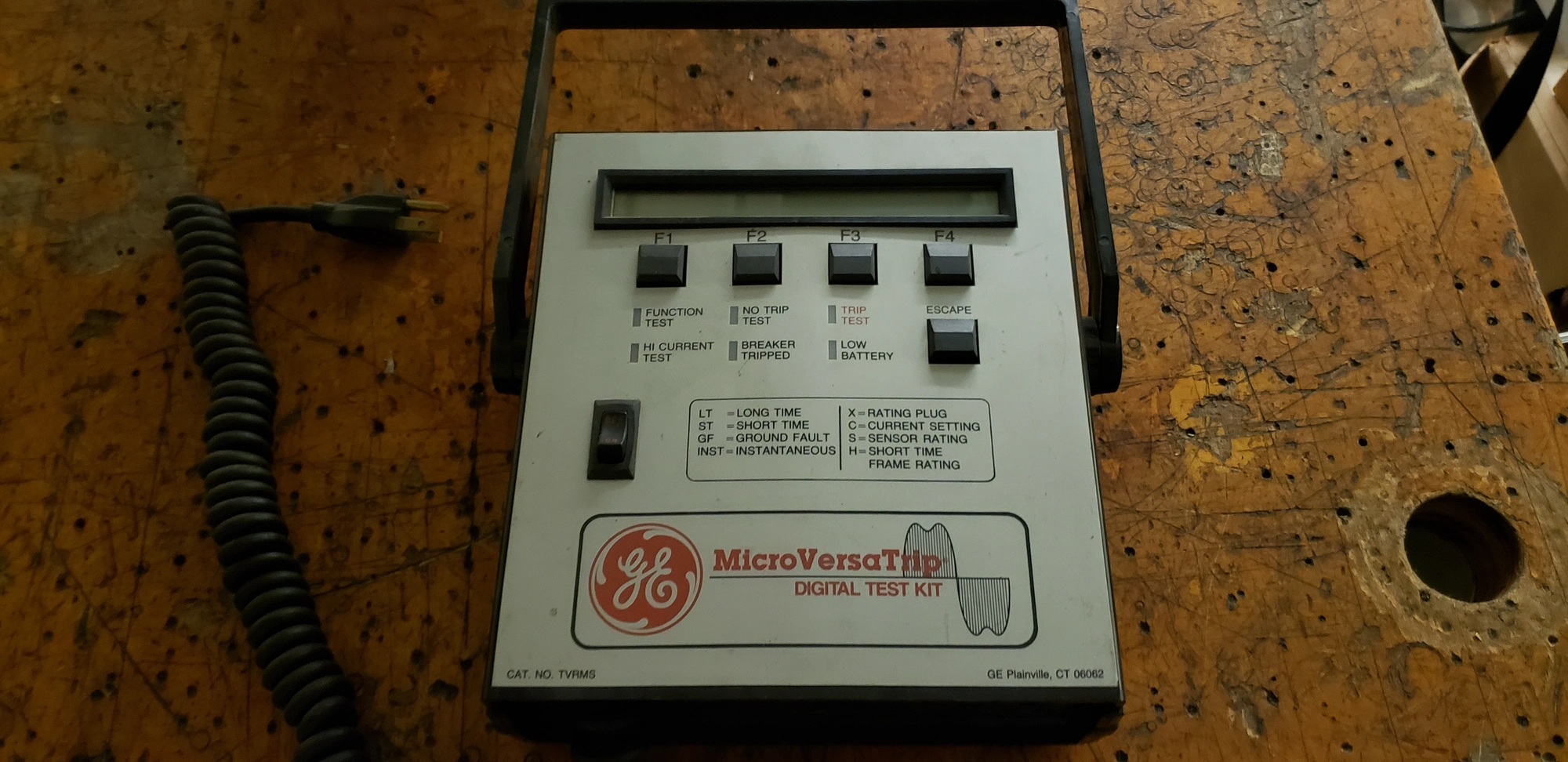 GE MicroVersaTrip Digital Test Kit TVRMS