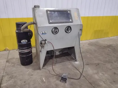 SKAT BLAST DRY BLAST SYSTEM ABRASIVE AIR SAND SHOT BOOTH & DUST COLLECTOR: YOBRO #24818