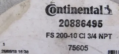 NEW CONTINENTAL FS200-10 CI 3/4 NPT AIR SPRING 75605