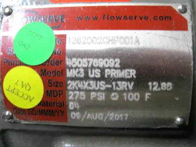 NEW Flowserve MK3 US Primer