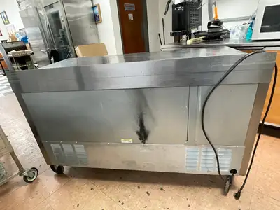 New | in-Stock Beverage Air Used 60" Beverage Air WTR60A Worktop Refrigerator with New Compressor 120V Worktop Refrigerators Illinois US | Falcon Restaurant Supply #1374923