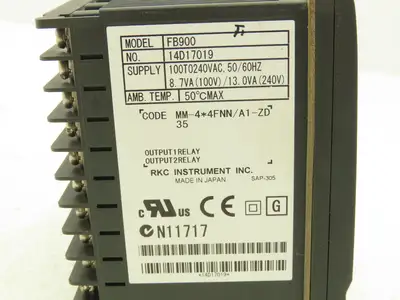 RKC FB900 PLC Temperature Controller Module 100-240VAC Panel Mount