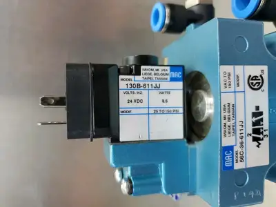 MAC 56C36611JJ Solenoid Valve w/130B611JJ Solenoid Valve, 24VDC. 6D9