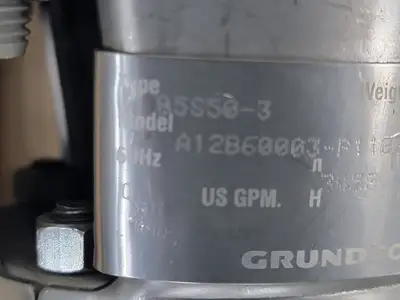 Used GRUNDFOS 85S50-3 Parts (Hydraulics and Pneumatics) British Columbia CA | Lenmark #837087