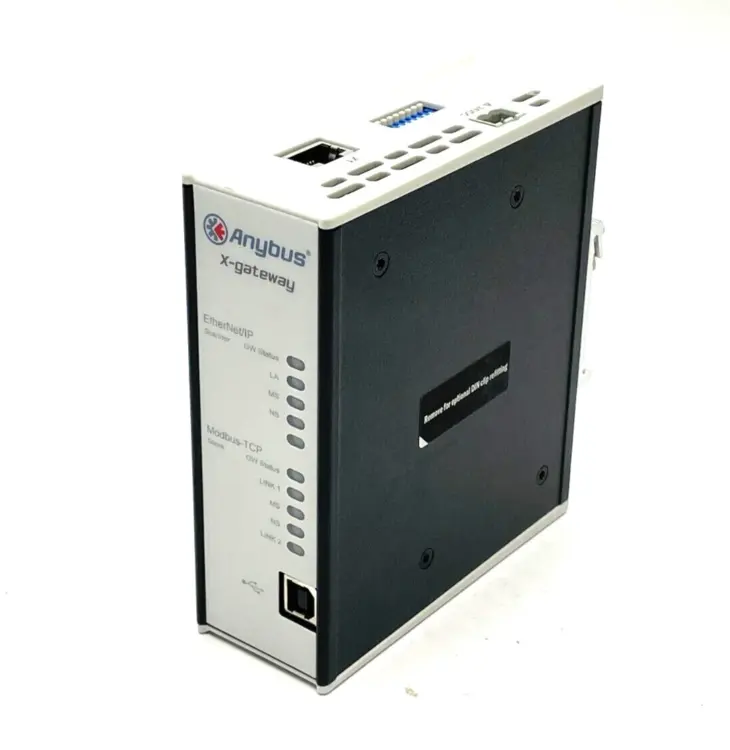 Used HMS ANYBUS X-GATEWAY ETHERNET/IP SCANNER-MODBUS TCP SLAVE MODULE PLC Ethernet Equipment | Maverick Industrial Sales #1106160