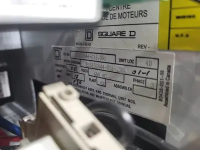 USED SQUARE D MODEL 6