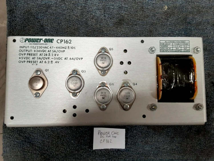 Used POWER ONE CP162 Power Supplies Arizona US | ASSET CONVERSION SPECIALISTS, INC. #306352