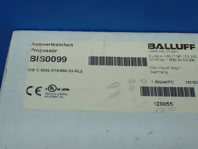 New | in-Stock BALLUFF BIS0099 Industrial Controls Ohio US | HGR 24 #727855