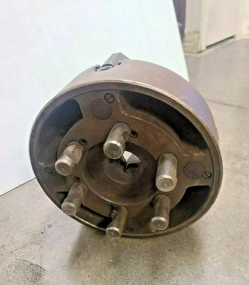 10" Diameter 4 Jaw Lathe Chuck Burnerd 1562-52601 Through Hole 2-1/8