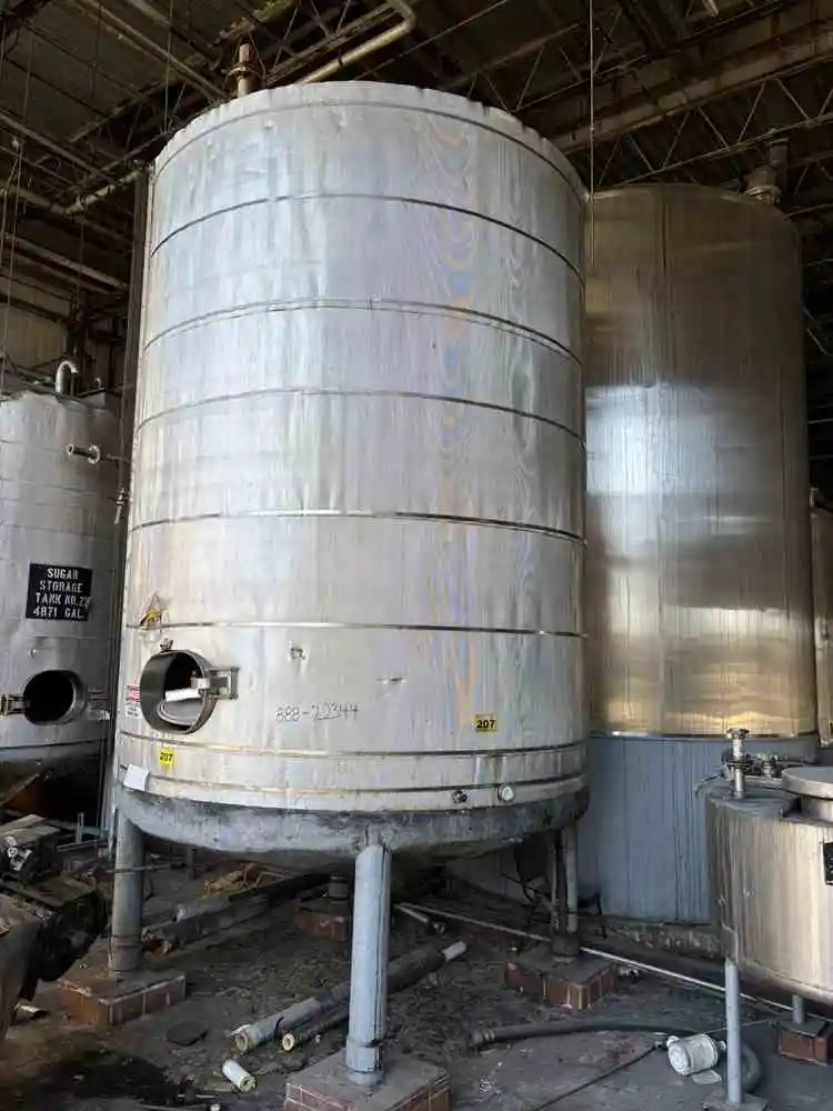 6000 gal stainless steel tank