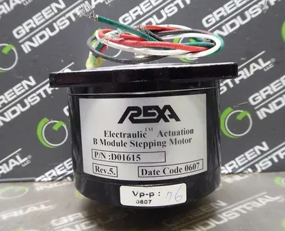 REXA D01615 Electraulic Actuation B Module Stepping Motor Rev. 5 Used