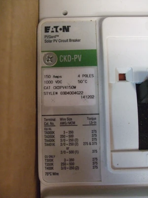 NEW EATON CKDPV4150W