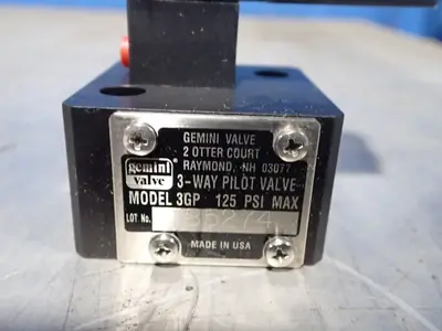 New | in-Stock GEMINI VALVE 3GPMR03D24VDCDS Valves/Fittings | HGR 24 #732451