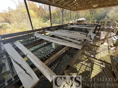 USED IRVINGTON MOORE LUMBER STACKER WITH UNSCRAMBLER