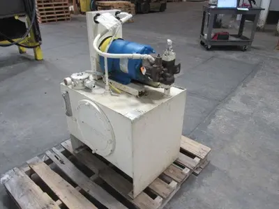 REXROTH CINCINATTI SABRE1000 AVSO18DRT/31R Hydraulic Pump Unit From CNC 20 Gal.
