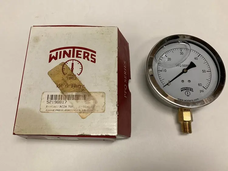 New | in-Stock WINTERS PFQ710R1 Universal Pressure Meters Ohio US | Surplus Asset Holdings #1235038