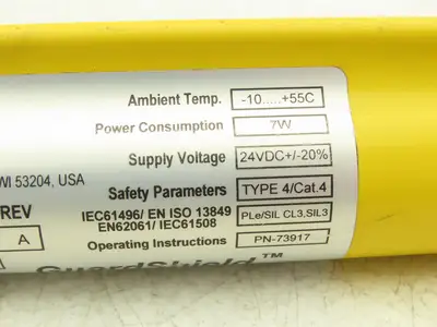 Allen Bradley 440L-T4J0480YD Light Curtain Guardmaster Transmitter Parts/Repair