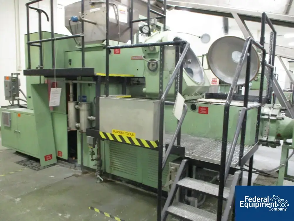 USED Mazzoni Mazzoni Two Stage Single Screw Vacuum Plodder, Model Duplex M350