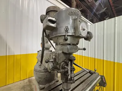 1.5 HP BRIDGEPORT VERTICAL RAM TYPE MILL & SLOTTING HEAD: STOCK #23195
