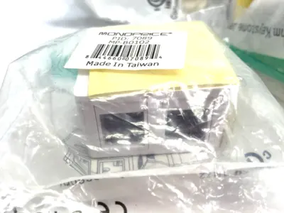 NEW MONOPRICE 2-PORT KEYSTONE JACK SURFACE MOUNT BOX MP-B0102