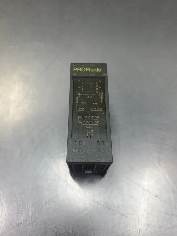 Used Siemens 6ES7138-4FA04-0AB0 PROFIsafe Digital Input Module PLC Input & Output | Palmetto Automation #1154215