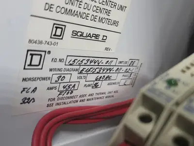 USED SQUARE D MODEL 6