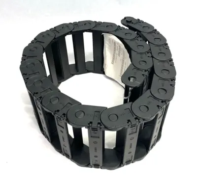 USED IGUS E-CHAIN FLEXIBLE CABLE CARRIER ASSEMBLY