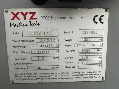 2012 XYZ 1020 Reciprocating Surface Grinders | Charter Auctions (17)