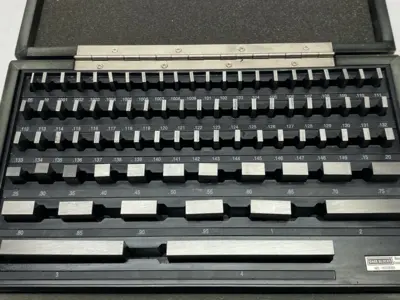 USED PROCHECK RECTANGULAR GAGE BLOCK SET, ECONOMY GRADE 0.05 TO 4