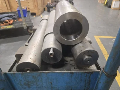 OBG Master Spindles on Cart