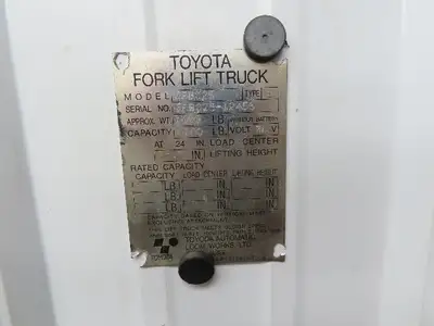 Toyota 5FBC25 Forklift Steering Wheel Column Adjustable With Mount Bracket