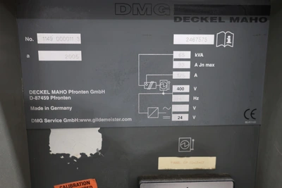 2006 DMG MORI DMC 125 U2 Horizontal Machining Centers | Liberty Machine Works LLC (7)