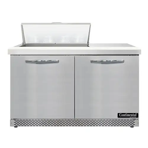 Continental SW48N8-FB 48" Sandwich/salad Prep Table W/ Refrigerated Base, 115v