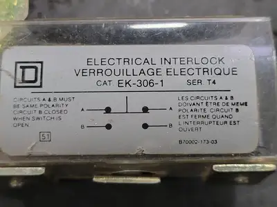USED SQUARE D EK-306-1