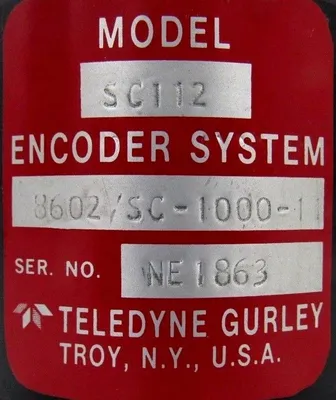 USED TELEDYNE GURLEY SC112 ENCODER 8602/SC-1000-11