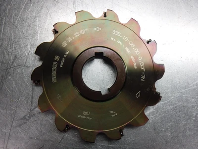 SECO 6" Indexable Slot Mill 1.5" Arbor 335.18-06.00-0.50F-7N (LOC1315B)