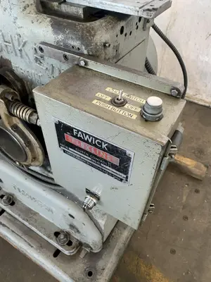 12 TON X 2" TISHKEN CUTOFF PRESS. STOCK #0257724