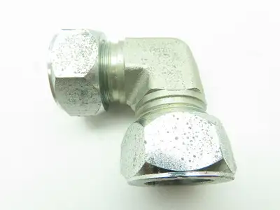 Parker 20 EBU-S Ferulok Steel Flareless 90 Deg Female Union Elbow 1-1/4" Tube OD