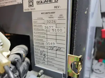 USED SQUARE D MODEL 6