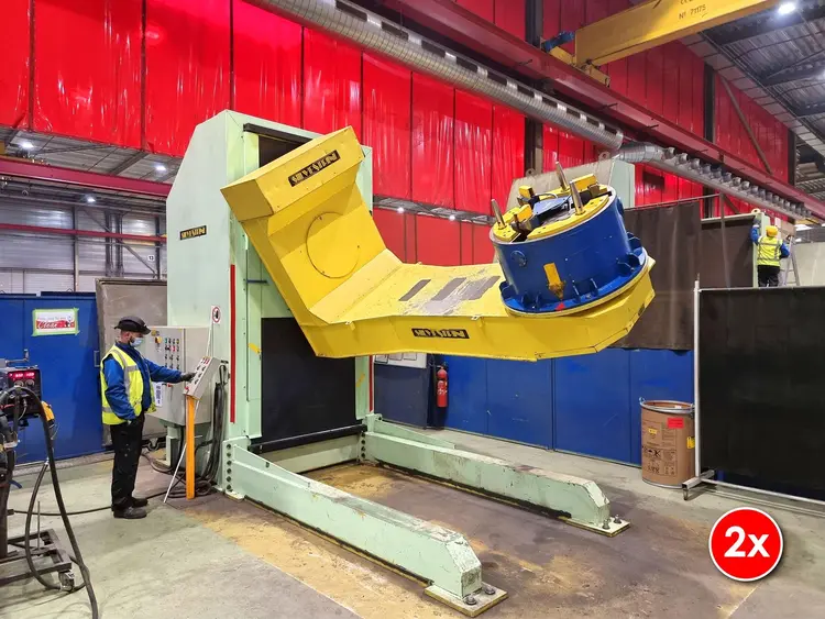 Used SILVESTRINI SA 1 ORBIT EL T5 - 5 TON Welding Positioners | Apt International N.V #365359